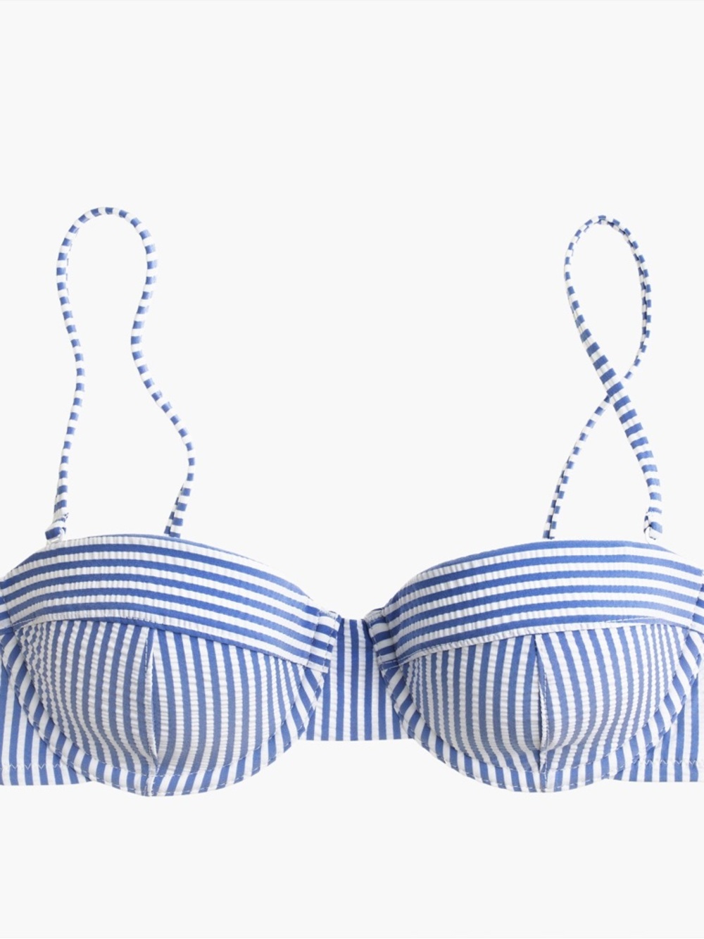 vtg j.crew seersucker bikini